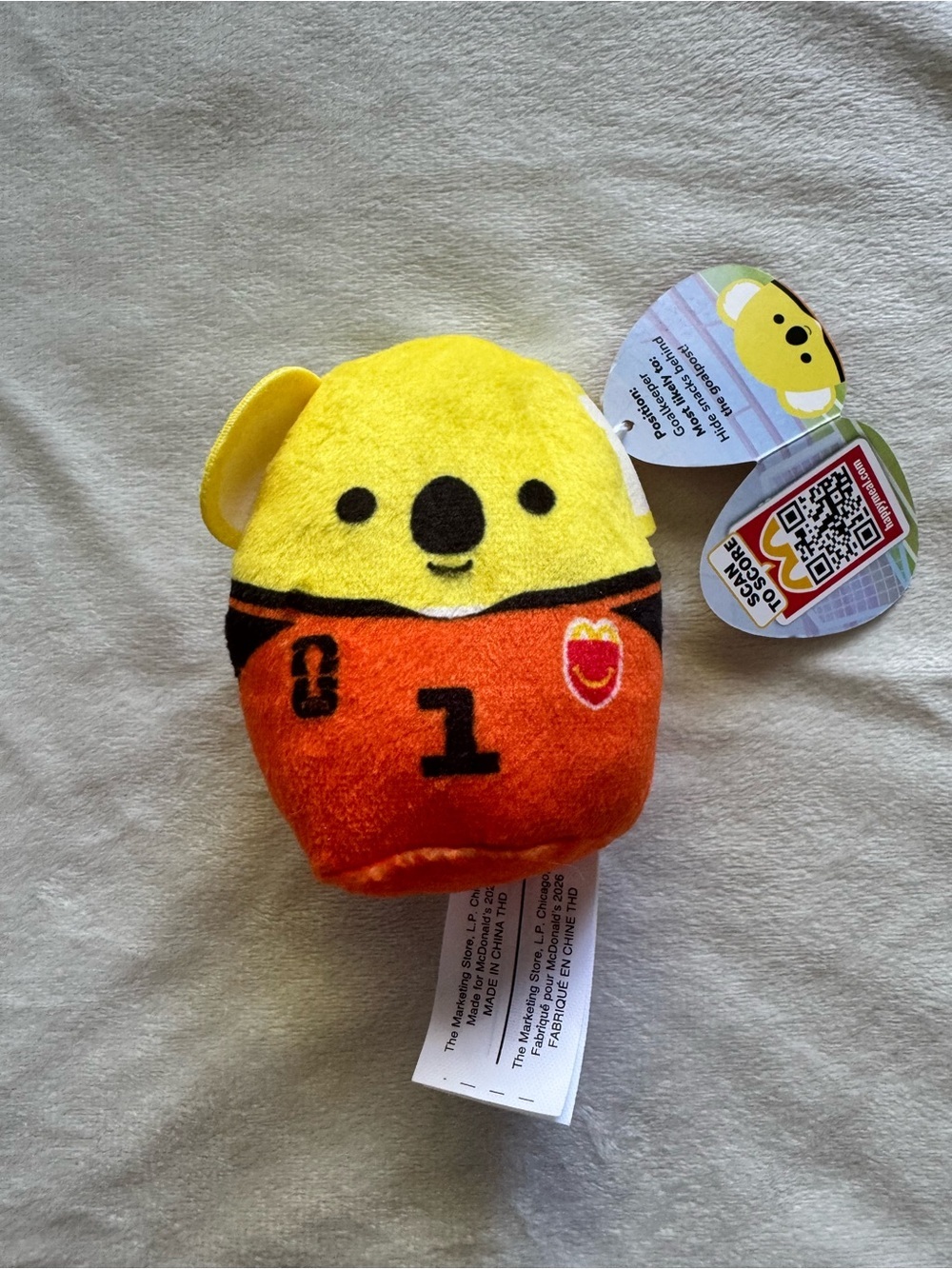 FIFA McDonald’s Donny Plush Happy Meal toy